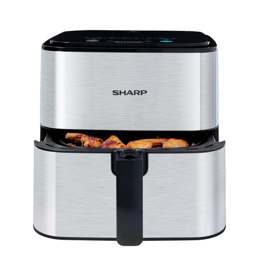 Sharp Air Fryer 1600 Watts, 7Liters,8 Cook Menu, Non-stick coating