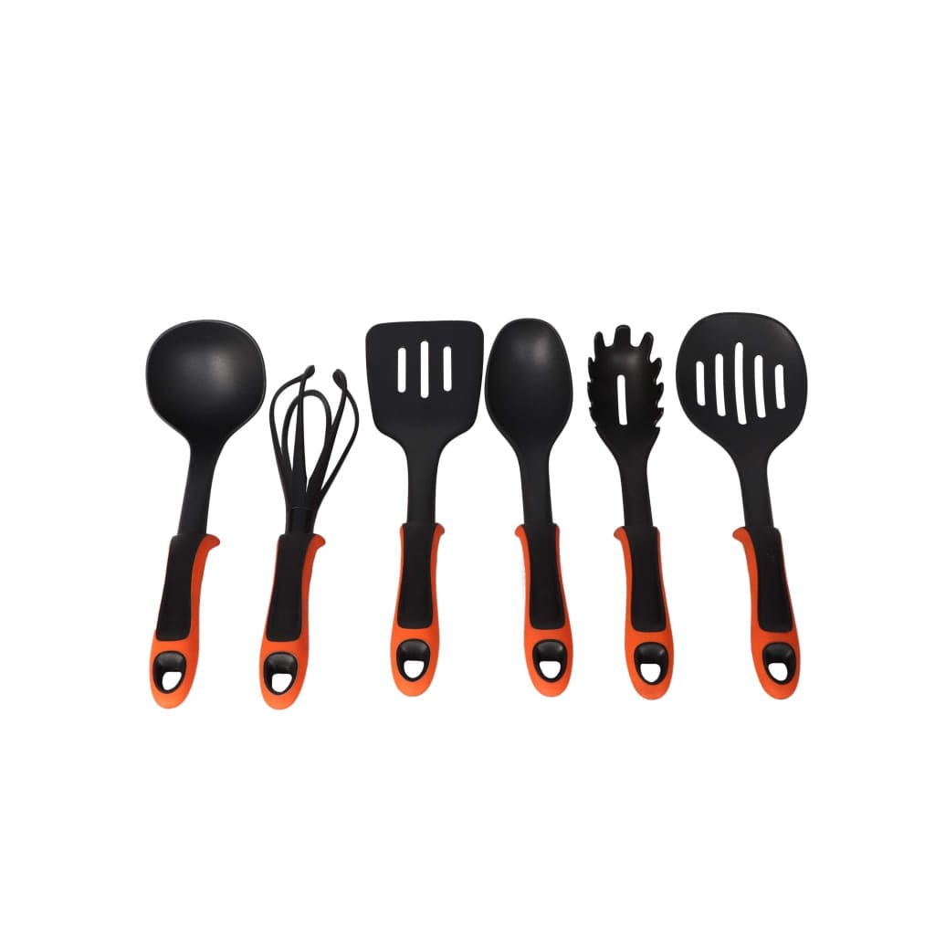FM Nylon Tool Cookware Utensil Set, 7 Piece, Assorted-Royal Brands Co-