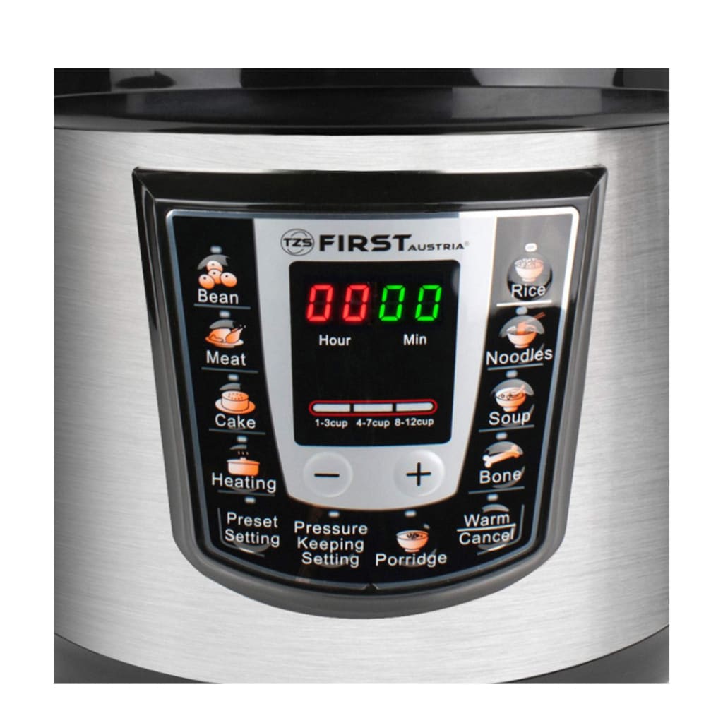TZS First Austria Electric pressure cooker 1000 watt | 6 liters-Royal Brands Co-
