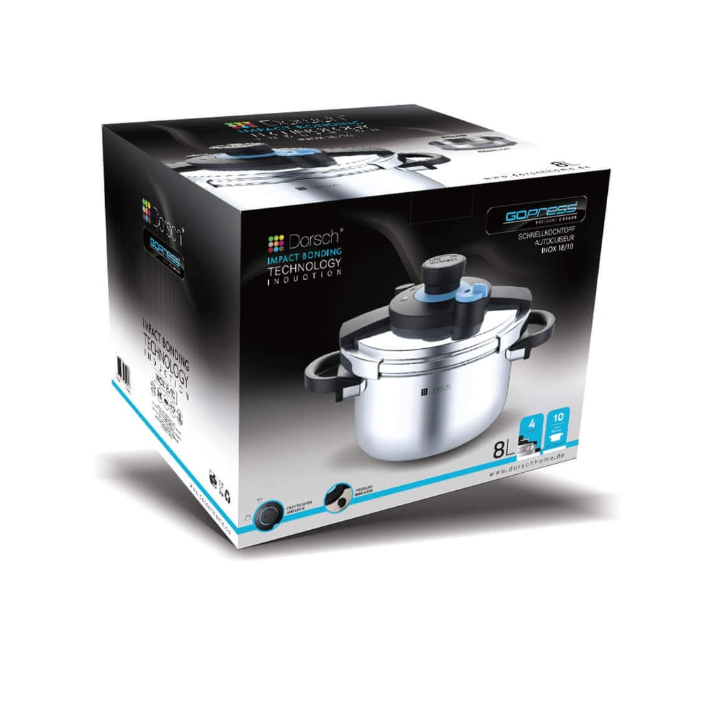 8L Dorsch GoPress Pressure Cooker-Royal Brands Co-