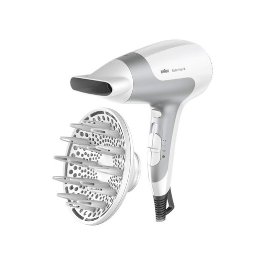 Braun Satin Hair 5 HD585 Power Perfection dryer with Diffuser and Ionic Function