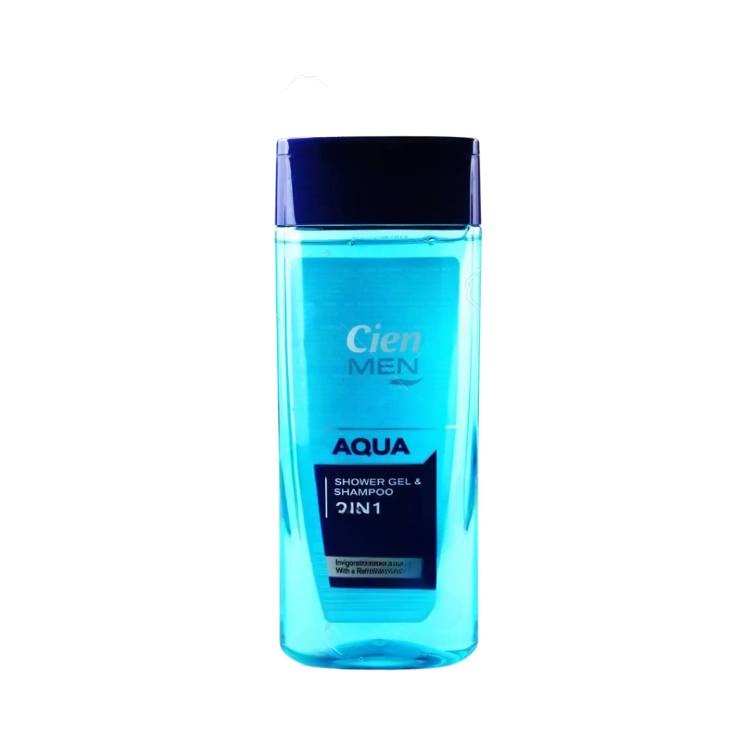 Cien Men Aqua 2-in-1 Shower Gel and Shampoo 300ml