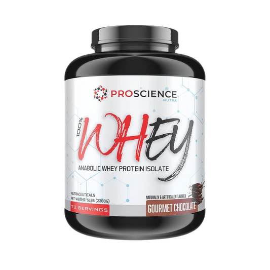 ProScience Nutra 100% Whey - Anabolic Whey Protein Isolate - 5lbs, 73 Servings