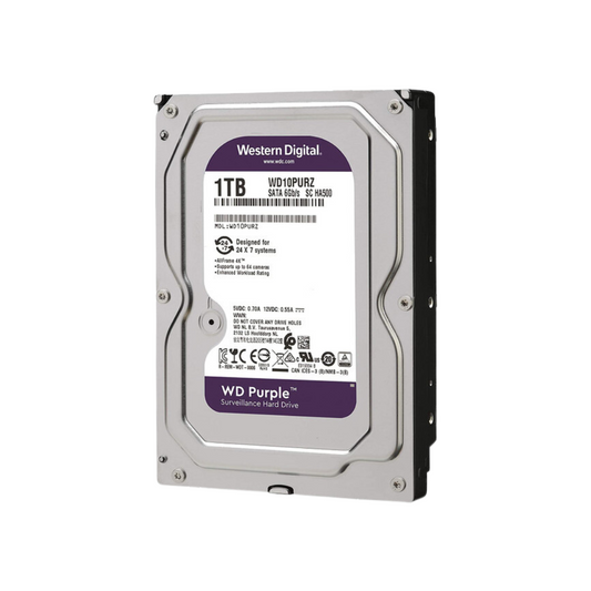 Western Digital Purple 1TB 3.5" SATA HDD | WD10PURZ