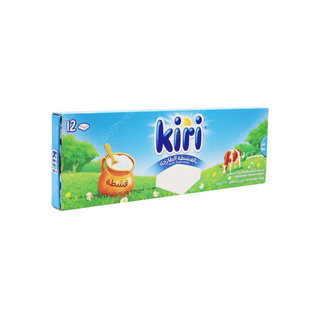 Kiri Spreadable Cream Cheese, 200g 12 pcs x 40 Boxes