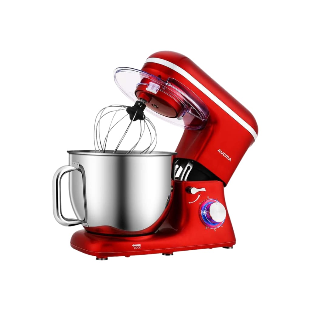 Aucma Stand Mixer,6.2L 6 Speed Electric Kitchen Mixer