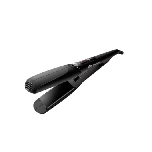 Braun Satin Hair 3 ST310 straightener with wide plates.