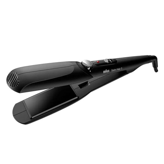 Braun Satin Hair 3 ST310 straightener with wide plates.