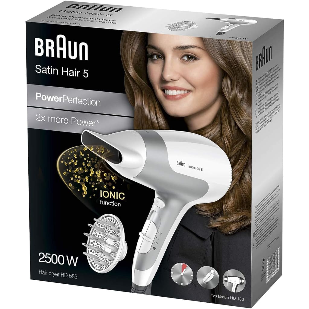 Braun Satin Hair 5 HD585 Power Perfection dryer