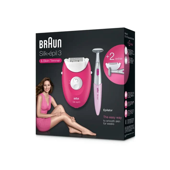 Braun Silk-épil 3 3-420 epilator with 2 extras incl.