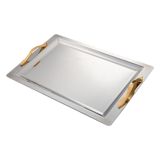 Dorsch Artisan Serving Tray – Gold Handles