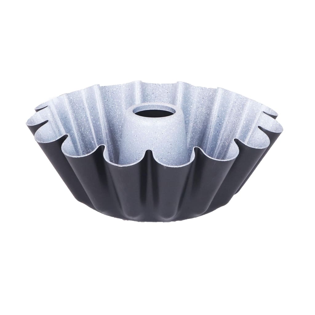"Dorsch Flower Bundt Cake 28cm. High-quality aluminum cake pan with an intricate flower design. Ideal for creating visually appealing cakes for any occasion. Size: 28 x 28 x 10 cm."