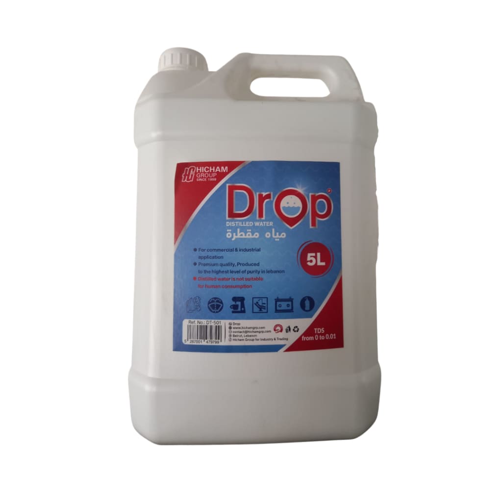 Drop Distilled Water 5 Liter