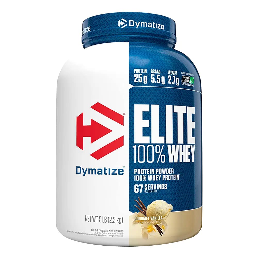 Dymatize Elite Whey Protein 5lbs - Gourmet Vanilla