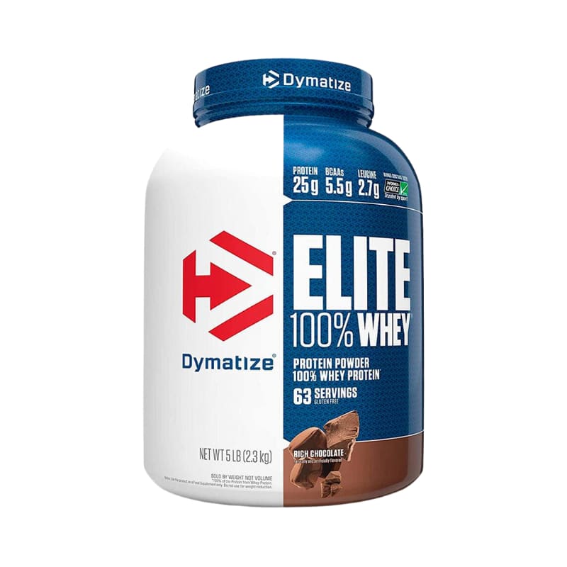 Dymatize Elite Whey Protein 5lbs - Rich Chocolate