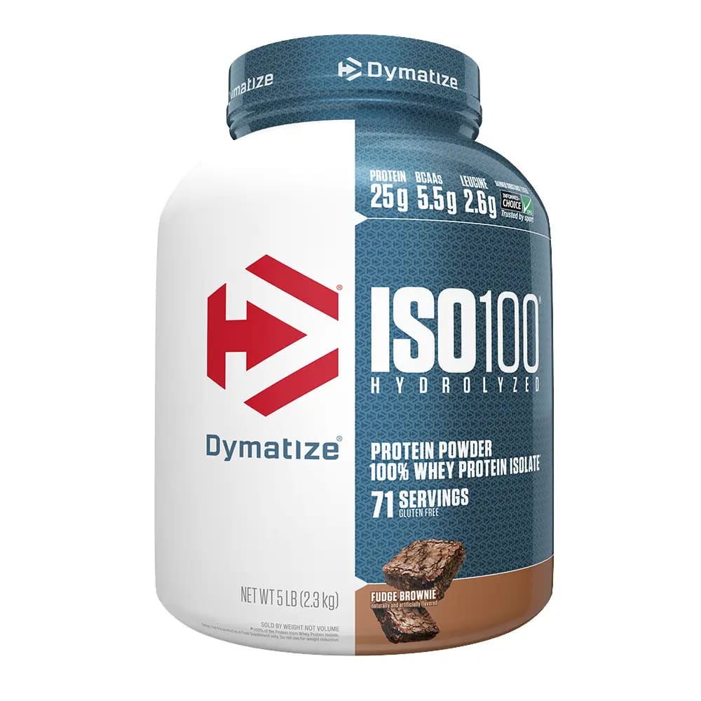 Dymatize ISO 100 Protein 5lbs - Fudge Brownie