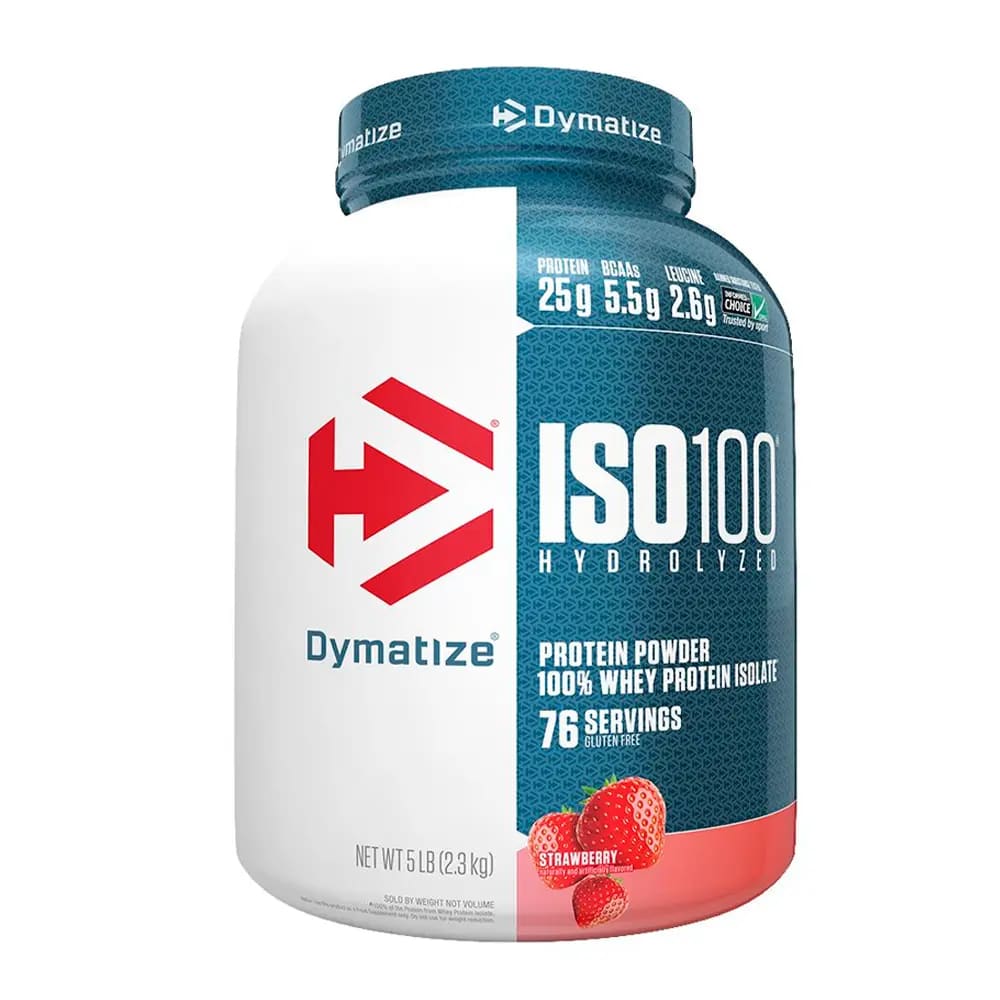 Dymatize ISO 100 Protein 5lbs - Strawberry