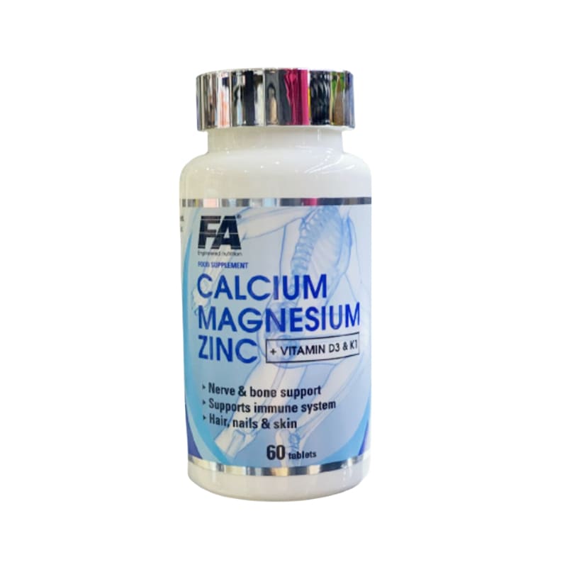 FA Engineered Nutrition Calcium Magnesium Zinc 60 tablets