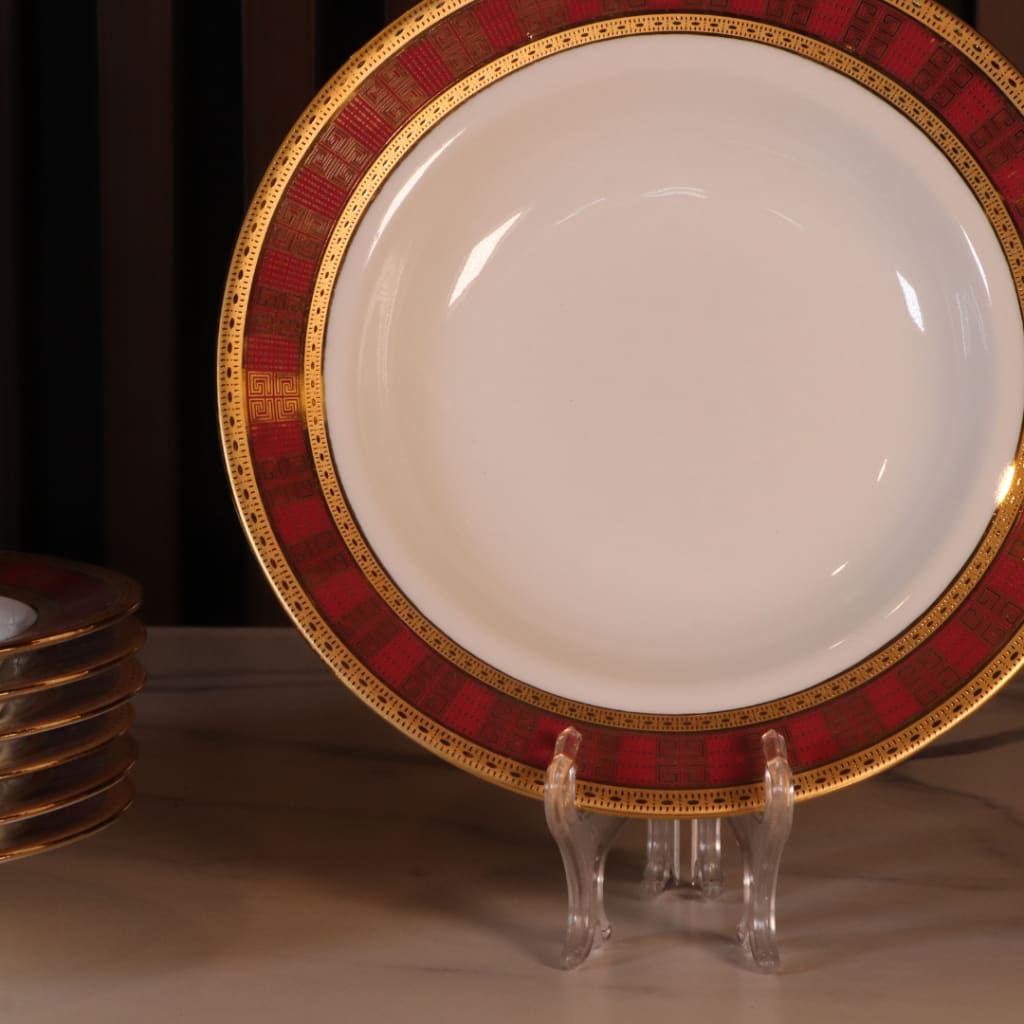 High-End Dinner Plates Set 36 Plates (Small + Medium