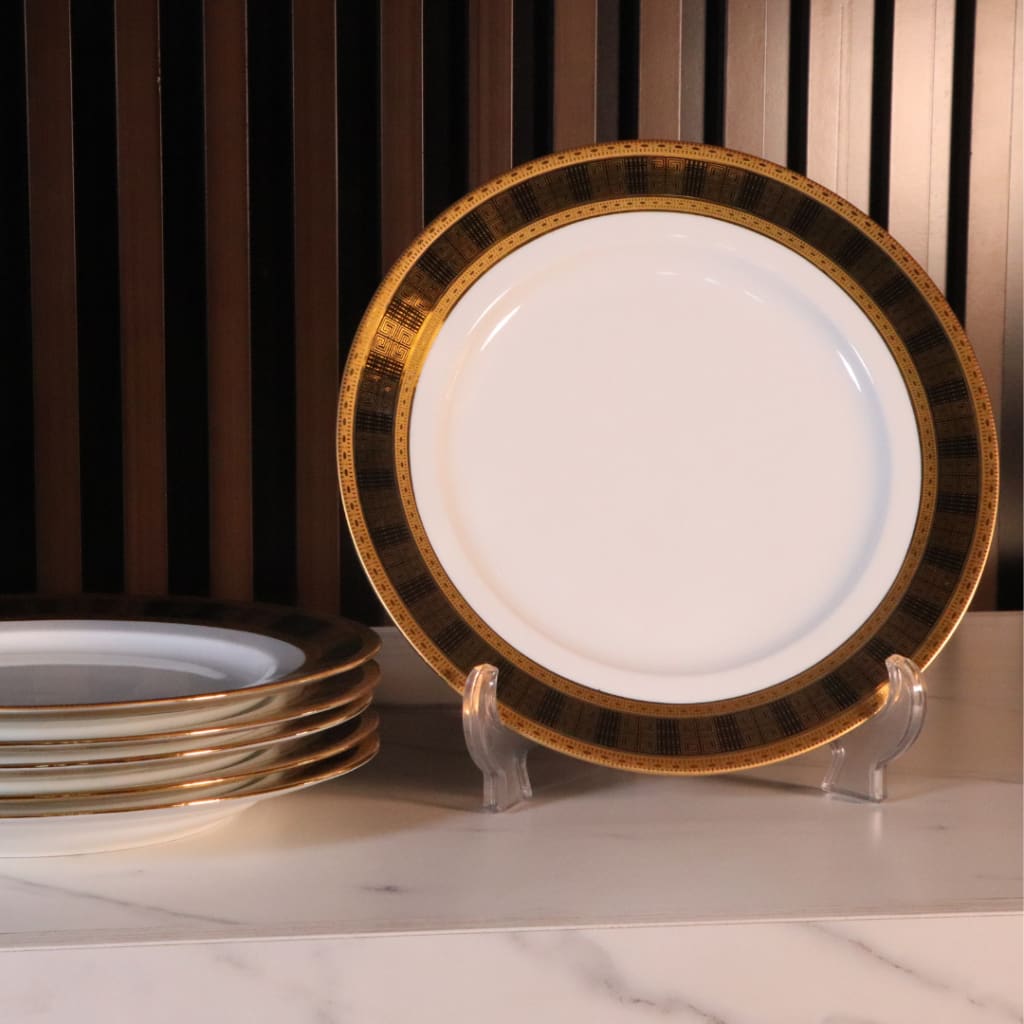 High-End Dinner Plates Set 36 Plates (Small + Medium