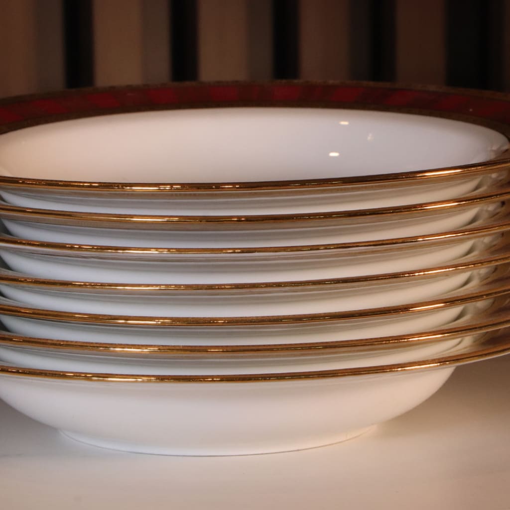 High-End Dinner Plates Set 36 Plates (Small + Medium