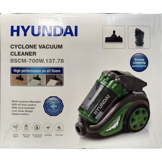 Hyundai Vacuum Cleaner 700W - Suction Power 120W - H13