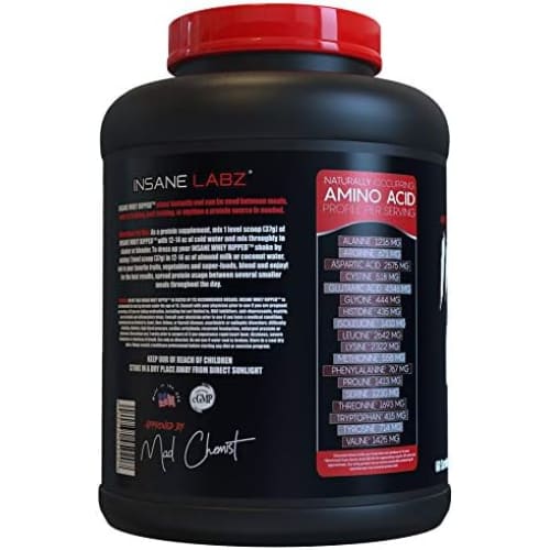 Isune Inase Insane Labz Insane Whey Ripped 5lbs 60 Servings – Royal Brands Co