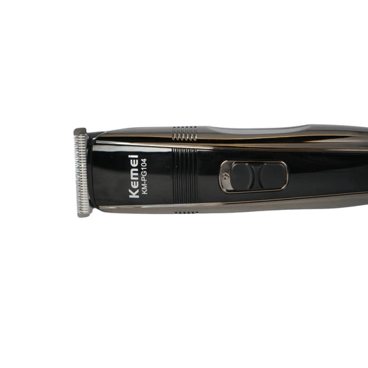 Kemei KM-PG104 Electric Hair Trimmer Clipper - Gold Black