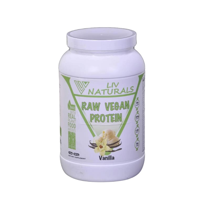 Liv Natural Raw Vegan Protein 907g - Vanilla