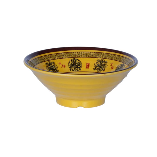 Melamine Yellow Ramen Noodles Bowl [High Quality + ]