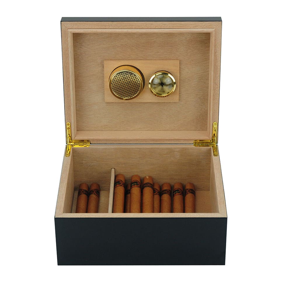 Monte Cristo 25 + Count Cigar Humidor Box Cabinet