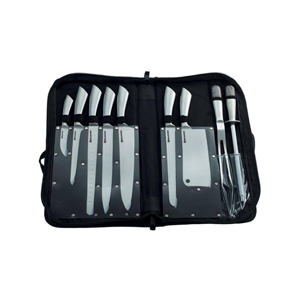 Muller Koch 10PCS stainless steel knife set with carrying case-Royal Brands Co-