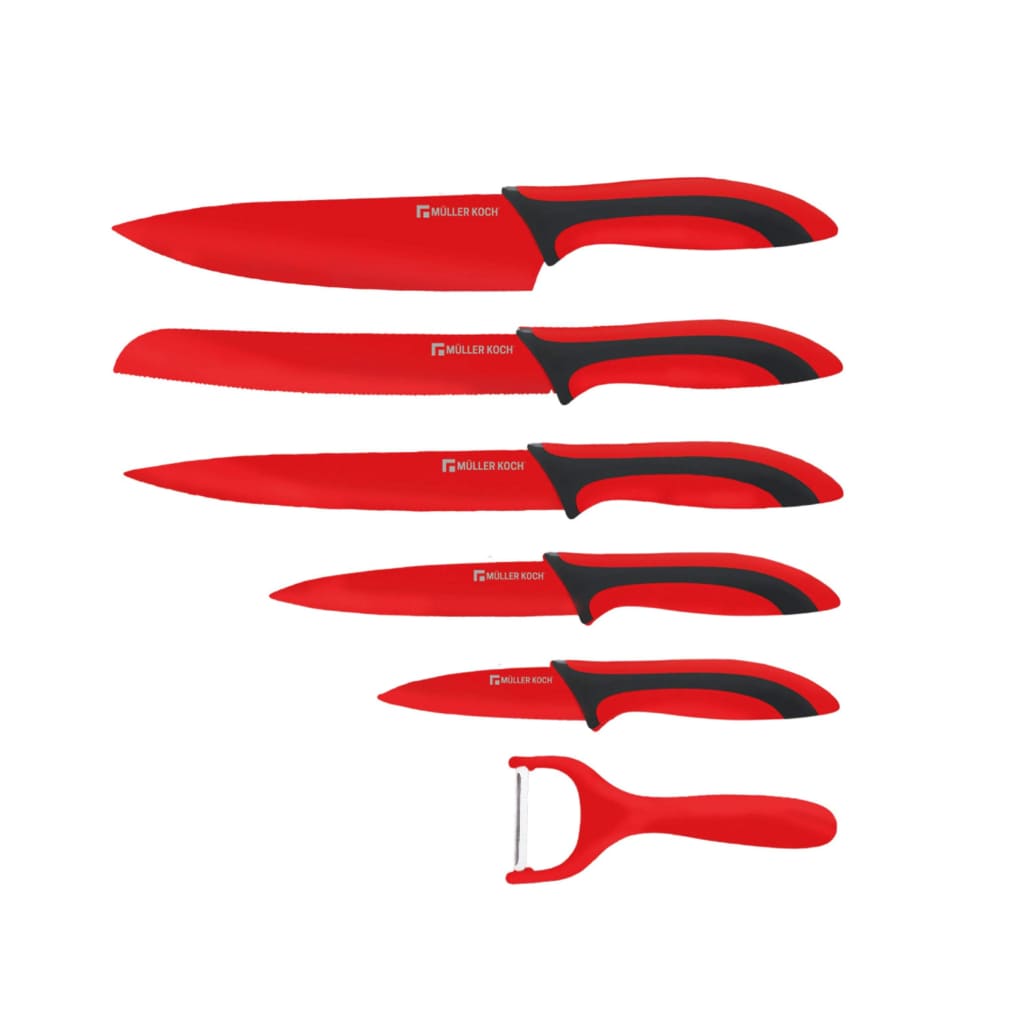 Muller Koch 6 Pcs Non-Stick Coating Knife Set-Royal Brands Co-