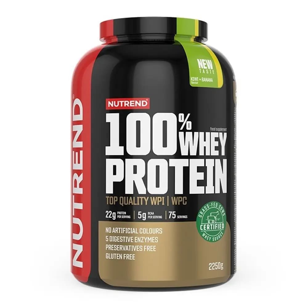 Nutrend - 100% Whey Protein 75 Servings - Kiwi & Banana