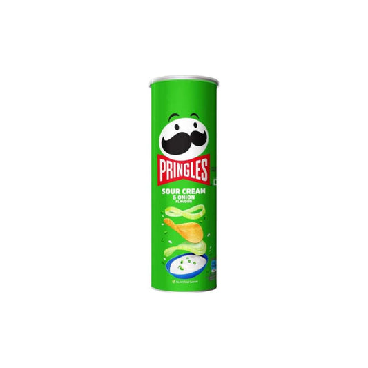 Pringles Sour Cream & Onion Chips 19 x165 g Box