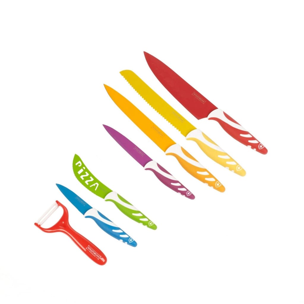 Royalty Line 6-Piece Ceramic Plated Knife Set and Peeler-Royal Brands Co-