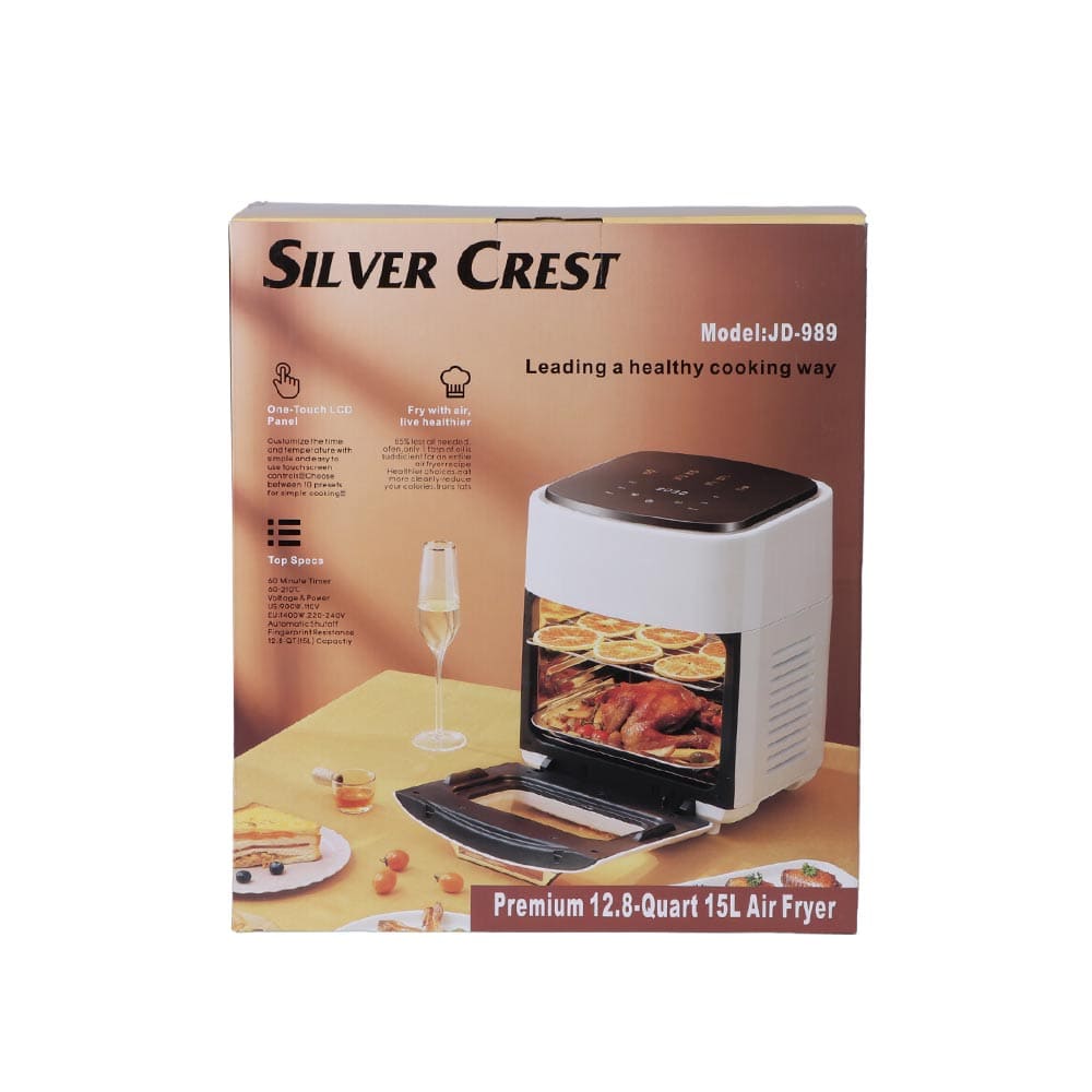 Silver Crest 15L Intelligent Healthy Air Fryer 1400W