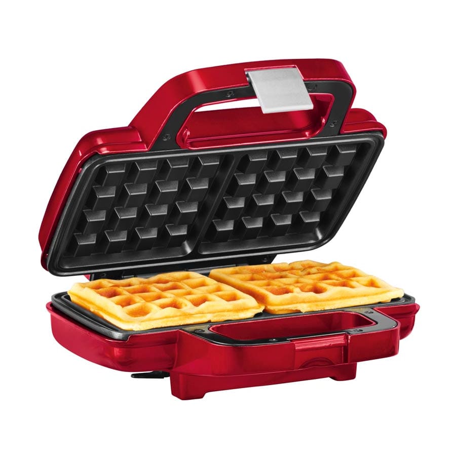 Silvercrest Waffle Maker - red