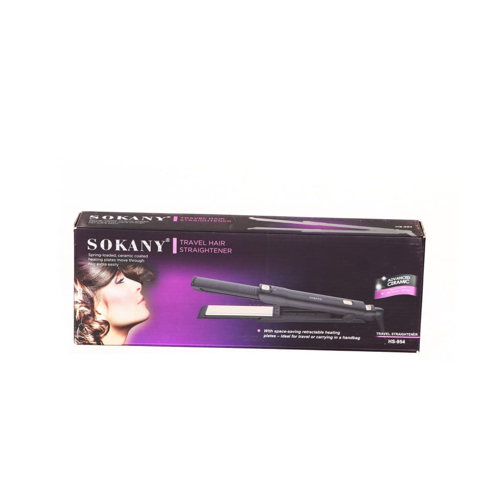 Sokany Travel Hair Straightener - HS-954-Royal Brands Co-