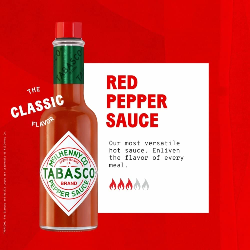 Tabasco Pepper Sauce 2 fl oz / 60 ml x 12 Bottles