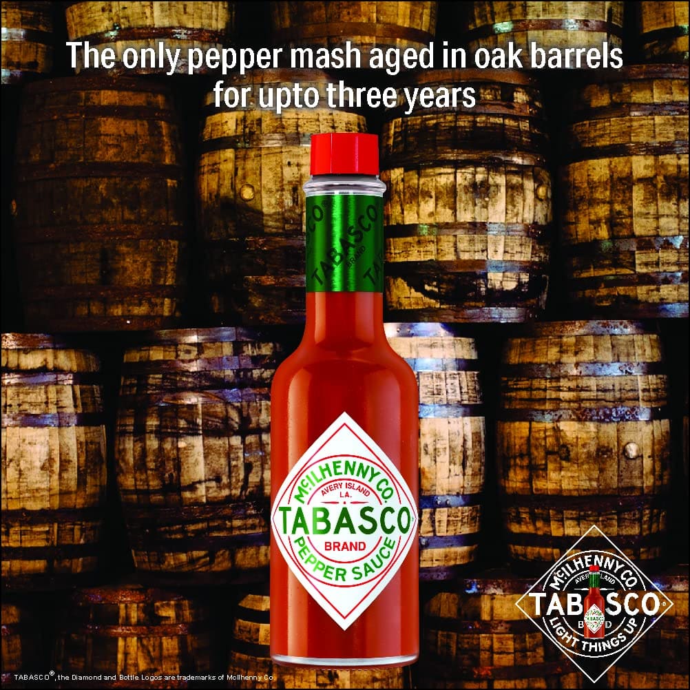 Tabasco Pepper Sauce 2 fl oz / 60 ml x 12 Bottles