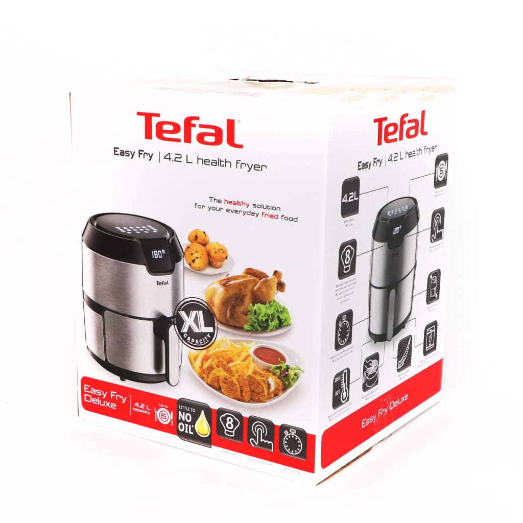 Tefal Easy Fry Precision Digital Health Air Fryer, Silver, 4.2 Litre, 6 Portions-Royal Brands Co-