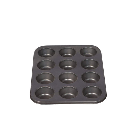 Bergner 12 Cup Muffin/ Yorkshire Pudding/ Cupcake Tray Bakeware Non-Stick, Cake Baking Tools, Baking Mold-Royal Brands Co-