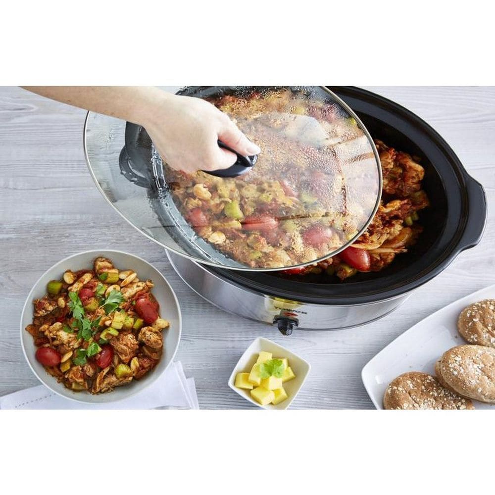 Tower T16040 6.5L Slow Cooker with 3 Heat Setting