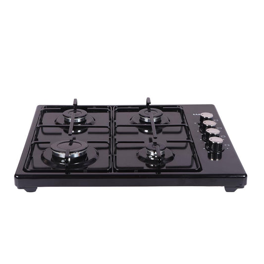 Luxell 4 Head Top Gas Stove Black