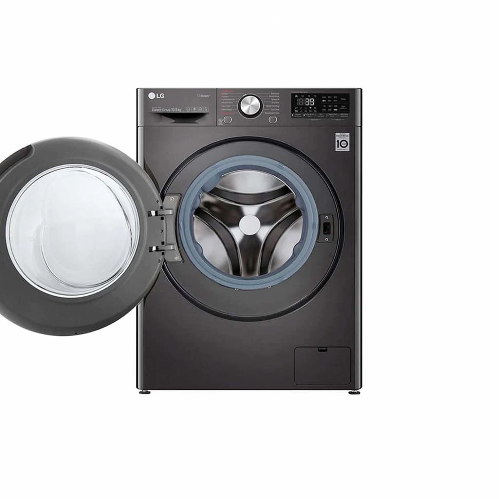 10.5kg Silver - AI DD Front Loader Washing Machine-Royal Brands Co-