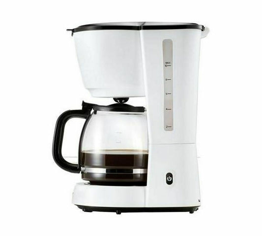 SilverCrest American Coffee Maker with Filter, with Non-Stick Coating - White