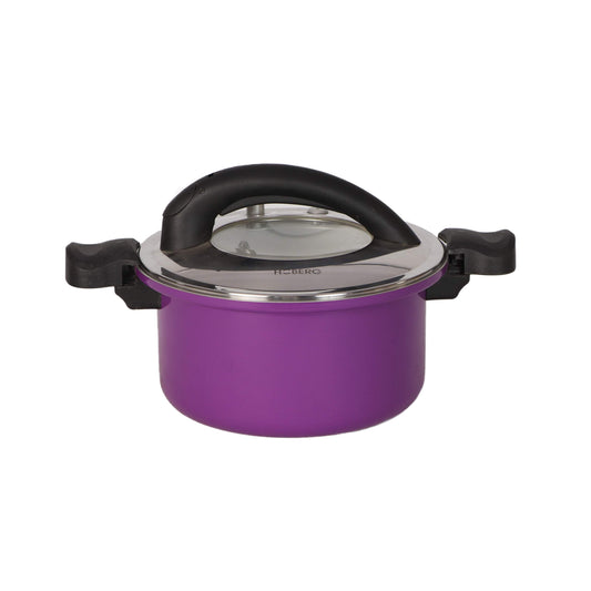 Hoberg VitalFit 6L Pressure Cooker - Purple-Royal Brands Co-