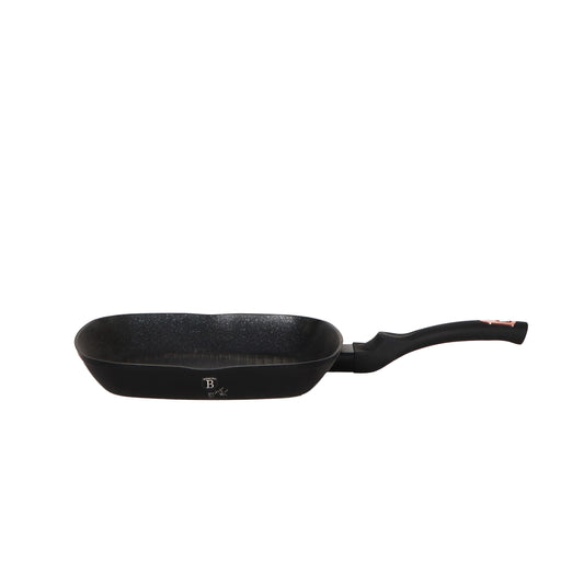 Grill Pan With Detachable Handle 28cm Black Rose Collection-Royal Brands Co-