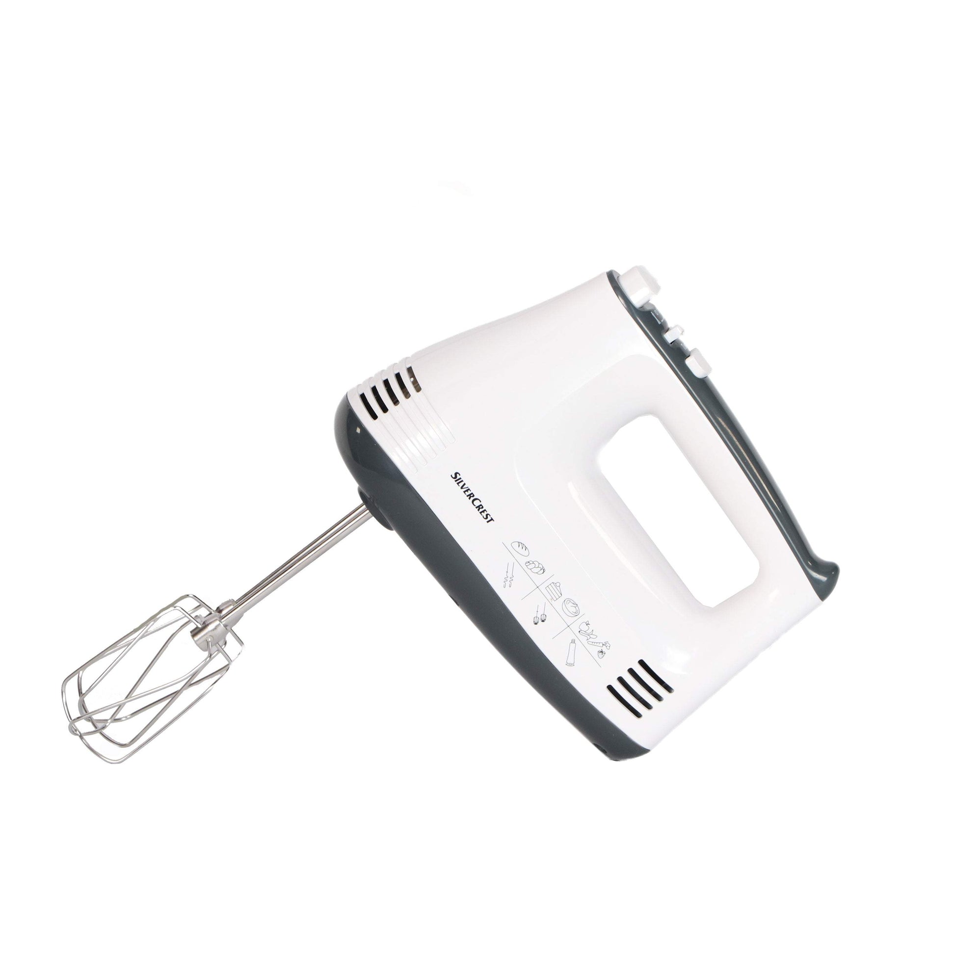 Silvercrest Hand Mixer 300W (White)-Royal Brands Co-